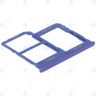 Samsung Galaxy A31 (SM-A315F) Sim tray + MicroSD tray prism crush blue GH98-45432D