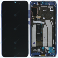 Xiaomi Mi 9 SE (M1903F2G) Display module front cover + LCD + digitizer blue
