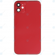 Battery cover incl. frame (without logo) red for iPhone 11