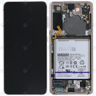 Samsung Galaxy S21 (SM-G991B) Display unit complete phantom violet GH82-24718B GH82-24716B