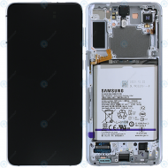 Samsung Galaxy S21+ (SM-G996B) Display unit complete phantom silver GH82-24744C GH82-24555C