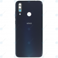 Wiko View 3 Battery cover anthracite blue S101-BFI062-000