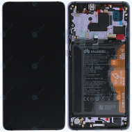 Huawei Mate 20 X (EVR-L29) Display module front cover + LCD + digitizer + battery phantom silver 02352GDA