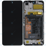Huawei P smart 2021 (PPA-L22B) Display module front cover + LCD + digitizer + battery 02354ADC