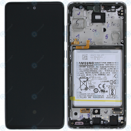 Samsung Galaxy A52 5G (SM-A525F SM-A526B) Display unit complete awesome white GH82-25230D GH82-25229D
