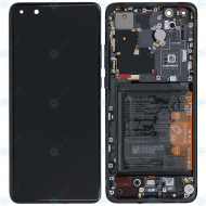 Huawei P40 Pro Plus (ELS-N39) Display module front cover + LCD + digitizer + battery ceramic black 02353RVJ