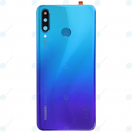 Huawei P30 Lite New Edition (MAR-L21BX) Battery cover peacock blue 02352RNF 02353NXP 02354EPR