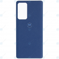 Motorola Edge 20 Pro (XT2153) Battery cover blue vegan leather 5S58C19373