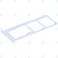 Samsung Galaxy A12 (SM-A125F) Sim tray + MicroSD tray white GH98-46124B