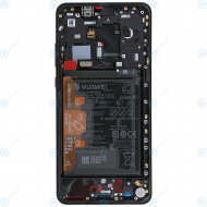 Huawei Mate 30 (TAS-L09 TAS-L29) Display module front cover + LCD + digitizer + battery black 02353DVD_image-5
