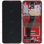 Samsung Galaxy S20 (SM-G980F SM-G981B) Display unit complete aura red GH82-22123E