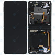 Samsung Galaxy Z Flip3 (SM-F711B) Display unit complete phantom black (NO FRONT CAMERA) GH82-27243A