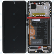 Huawei Honor 50 (NTH-AN00) Display module front cover + LCD + digitizer + battery midnight black 02354GLV