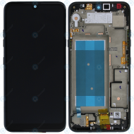 LG Q60 (LM-X525) Display unit complete aurora black ACQ91472533