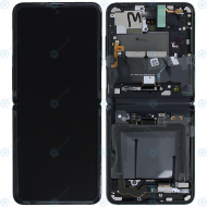 Samsung Galaxy Z Flip (SM-F700F) Display unit complete mirror black (WITHOUT CAMERA) GH82-27351A
