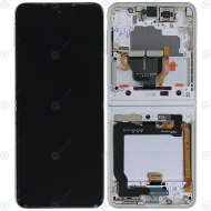Samsung Galaxy Z Flip3 (SM-F711B) Display unit complete cream (WITHOUT CAMERA) GH82-27243B