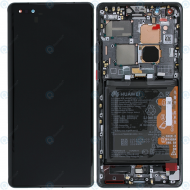 Huawei Mate 40 Pro (NOH-NX9) Display module front cover + LCD + digitizer + battery black 02353XSC 02353YMT