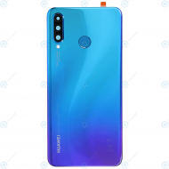 Huawei P30 Lite (MAR-LX1A MAR-L21A) Battery cover peacock blue (24MP REAR CAMERA VERSION) 02352PNR 02352PMK