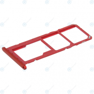 Samsung Galaxy A03 (SM-A035G) Sim tray + MicroSD tray red GH81-21643A