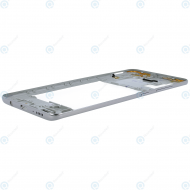Samsung Galaxy A51 (SM-A515F) Middle cover haze crush silver/ prism crush white GH98-46128A_image-2