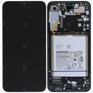 Samsung Galaxy S22+ (SM-S906B) Display module front cover + LCD + digitizer + battery graphite GH82-27499E
