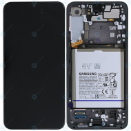 Samsung Galaxy S22+ (SM-S906B) Display module front cover + LCD + digitizer + battery phantom black GH82-27499A