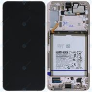 Samsung Galaxy S22+ (SM-S906B) Display module front cover + LCD + digitizer + battery pink gold GH82-27499D