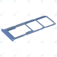 Samsung Galaxy M12 (SM-M127F) Sim tray + microSD tray blue GH98-46321C