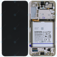 Samsung Galaxy S22+ (SM-S906B) Display module front cover + LCD + digitizer + battery violet GH82-27499F