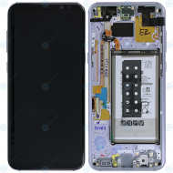 Samsung Galaxy S8 Plus (SM-G955F) Display module front cover + LCD + digitizer + battery orchid grey GH82-14005C