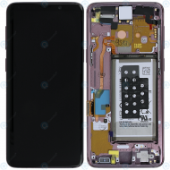 Samsung Galaxy S9 (SM-G960F) Display module front cover + LCD + digitizer + battery lilac purple GH82-15994B