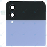 Samsung Galaxy Z Flip4 (SM-F721B) Battery cover top + outer LCD display blue GH97-27947D