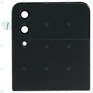 Samsung Galaxy Z Flip4 (SM-F721B) Battery cover top + outer LCD display graphite GH97-27947A
