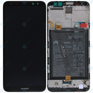 Huawei Mate 10 Lite (RNE-L01, RNE-L21) Display module front cover + LCD + digitizer + battery blue 02351PYX