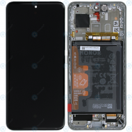 Honor 90 (REA-AN00) Display module front cover + LCD + digitizer + battery diamond silver 0235AGDR