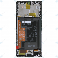Honor Magic5 Lite (RMO-NX3) Display module front cover + LCD + digitizer + battery midnight black 0235AEMW_image-2