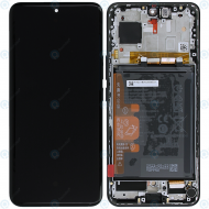 Honor 90 (REA-AN00) Display module front cover + LCD + digitizer + battery midnight black 0235AGDN