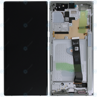 Samsung Galaxy Note 20 Ultra (SM-N985F SM-N986F) Display module front cover + LCD + digitizer + battery mystic black (WITHOUT CAMERA) GH82-31510A