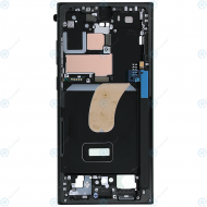 Samsung Galaxy S23 Ultra (SM-S918B) Middle cover graphite / red GH96-15833E