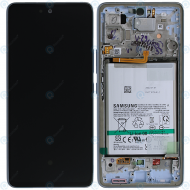 Samsung Galaxy A53 5G (SM-A536B) Display module front cover + LCD + digitizer + battery light blue GH82-28026C
