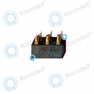 HTC Battery connector, Charging connector Black spare part 22154
