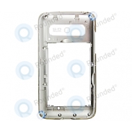 LG E510 Optimus Hub Backcover, Middlecover Silver spare part SJ20823