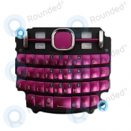 Nokia 200, 201 Asha Keypad QWERTY Pink, spare part 1421 EC01