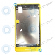 Sony Xperia Go ST27i Front cover,  Yellow spare part 1255-5033