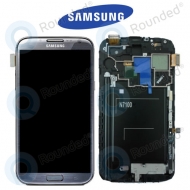 Samsung Galaxy Note 2 N7100 Display Module, Digitizer assembly Titanium Grey spare part AA1CGF / ZZ9136A