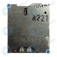 HTC One S Simcard reader module, Simkaart lezer module Zilver onderdeel a221