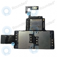 HTC  Desire V T328w Sim and SD card module,  Black spare part 120322C