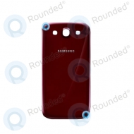 Samsung i9300 Galaxy S 3 Battery cover, Battery door Garnet red  spare part BATTC