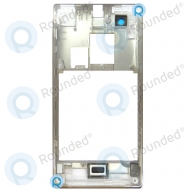 Sony Xperia J ST26i Back cover, Backframe Silver spare part BACKC LC2-2