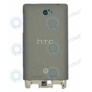 HTC Windows Phone 8S battery cover grey-yellow incl. camera window 74H02345-03M